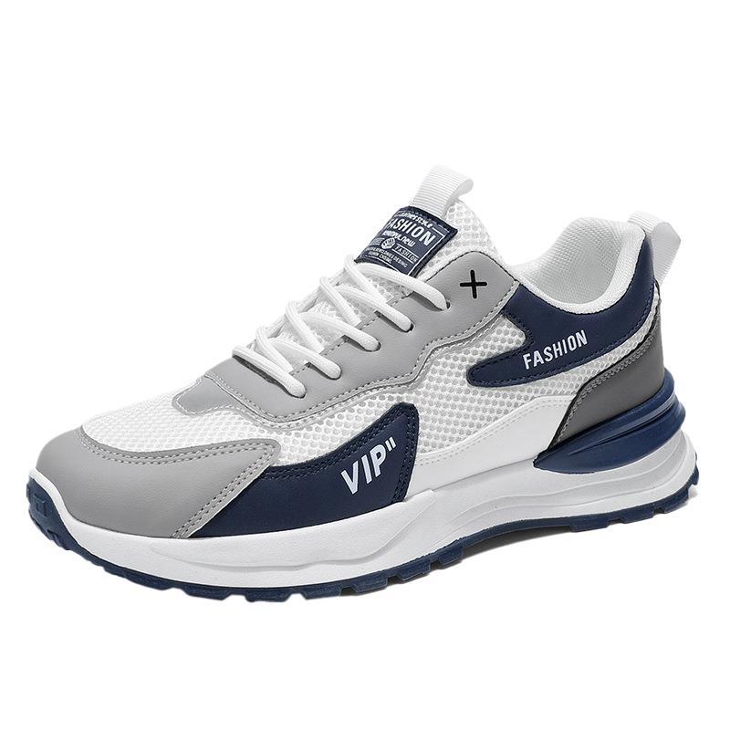 Pantofi de vară pentru bărbați, pantofi noi din plasă respirabilă, pantofi sport cu platformă versatilă pentru bărbați, pantofi casual de alergare pentru tată