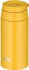 Thermos Water Bottle Vacuum Insulated Mobile Mug with Carry Loop 380ml Yellow Y JOO-380