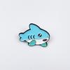 Creative Marine Animal Brooches: Seahorse, Shark, Jellyfish Cartoon Metal Accessories