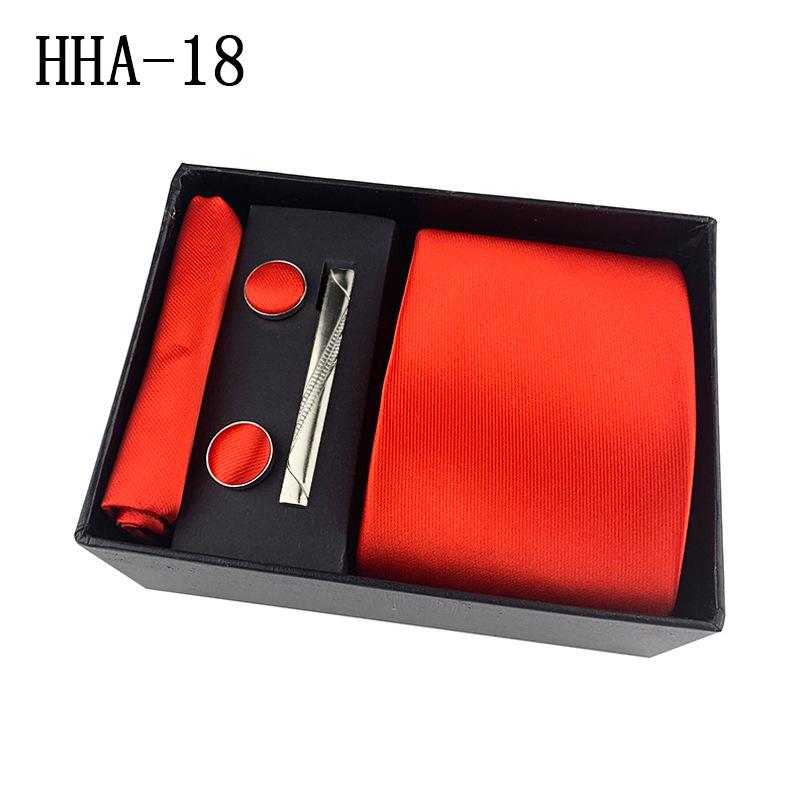 Paisley Herren Krawattenset mit Einstecktuch, Manschettenknöpfen & Krawattenklammer – Business Casual Geschenkbox