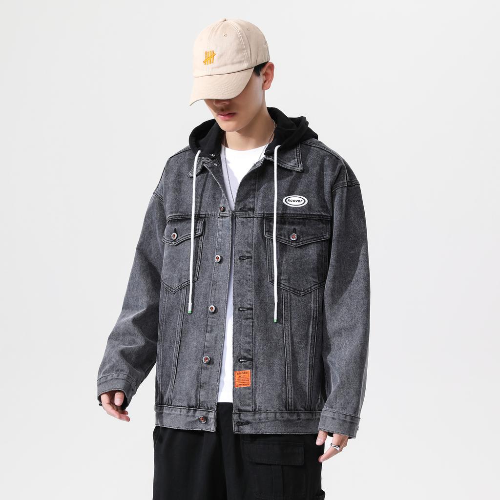 Luo Fanshi Spring Japanese Loose Casual Jacket Retro Washed Denim Jacket Versatile