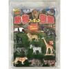 Nagaoka Shoten Animal Figure Picture Book DX - Illustrated Book with 10 Mini Animal Figures, Board Game, and Diorama