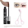 [Set] Xixi Feather-Light 3D Curling Mascara with Separate and Defined Lashes, Long-Lasting Curl, Sea Urchin-Shaped Brush Head for Makeup Use