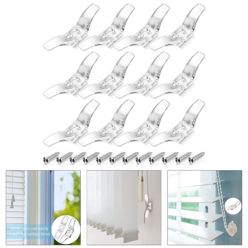 Blinds Cord Cleats Safety Rope Cleats,Small Rope Cleats Holders Blind Hook Winders with Screws for Roman Shade Curtains