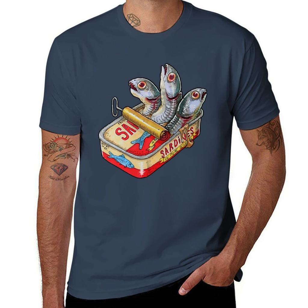 Sardine Can Tshirt Casual Loose Daily Wear Tshirt