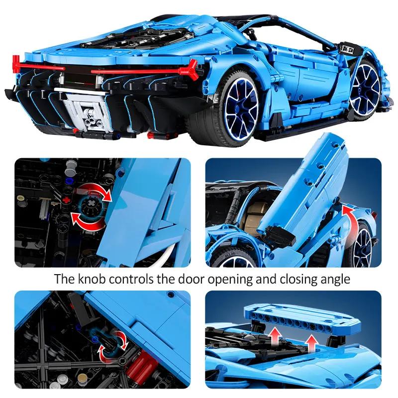 Cada3789 Italian Centennial 1:8 Supercar Model Building Blocks Toys Birthday Christmas Gift