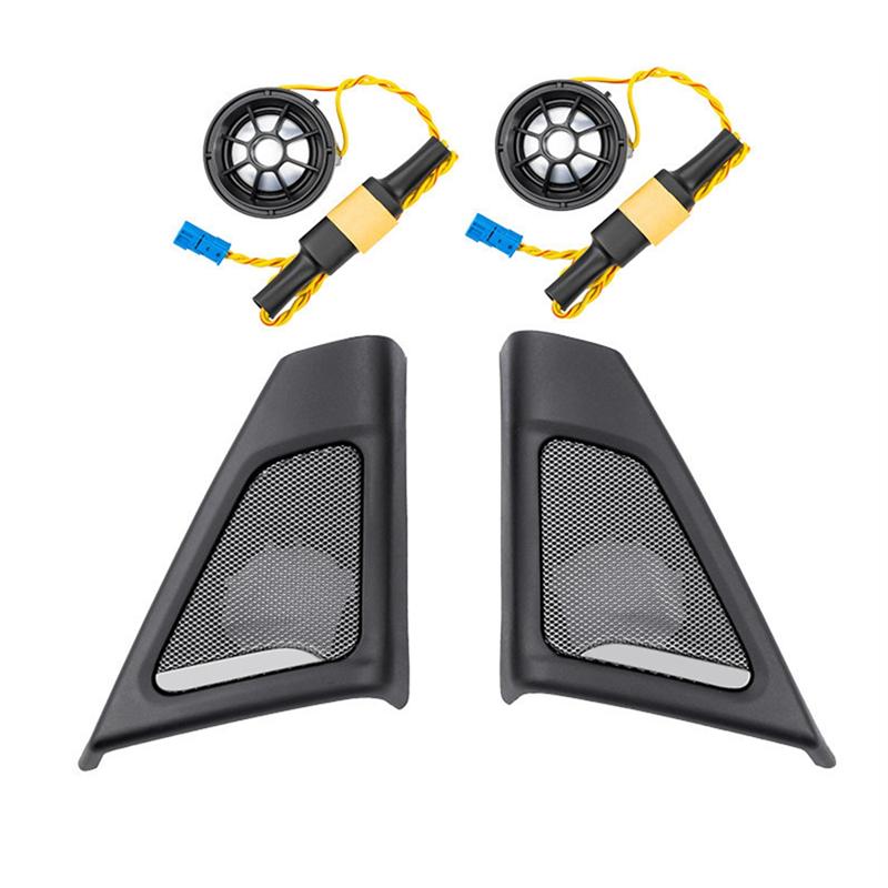Loudspeaker Speaker Cover Car Front Door For BMW 5 Series F10 F11 Tweeter Head Treble Horn Accessories