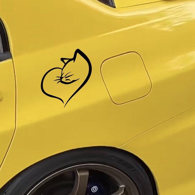 Cats Hearts  Sticker,Cute Car Body Window Bumper Vinyl Decal,For Cars, Trucks, Walls, Laptops, Windows, Motorcycles, Bumpers
