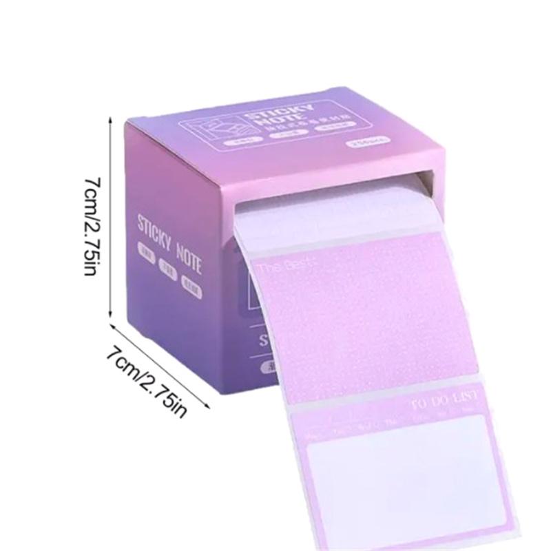 Pull Out Sticky Notes Note Paper Roll Removable Pull Out Note Box Small Note Pad Writing Notes For Painting Students Teacher
