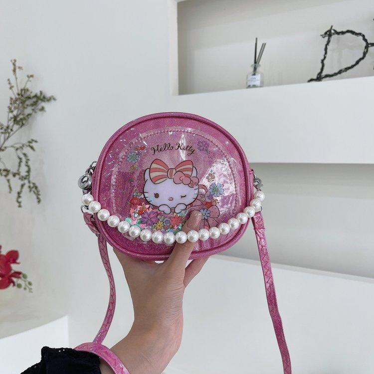 Fashion Children's Bag, Little Girl Out Trendy Accessories Bag, Change Bag, Cute Cartoon Beaded Handbag, Messenger Bag