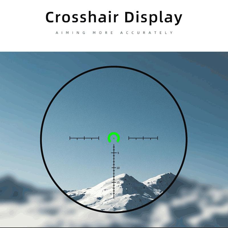 FIRE WOLF HD 1-6X24 IR Compact Hunting Scope Tactical Scope Glass Etched Crosshair Wide Field Optical Sight