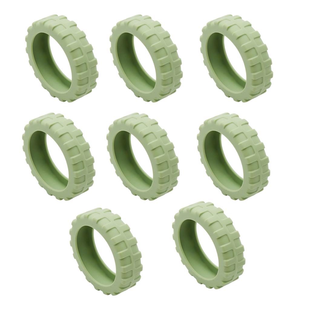 8 Pieces Luggage Wheel Protector Covers Luggage Wheel Covers Reduce Noise and Protect Your Suitcase Wheels for Men Women