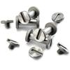 2 Sets Shirogoro Knives Style 416 Stainless Steel Material Knife Handle Lock Screws Rivet Nail Bolt Fastener DIY Making Part