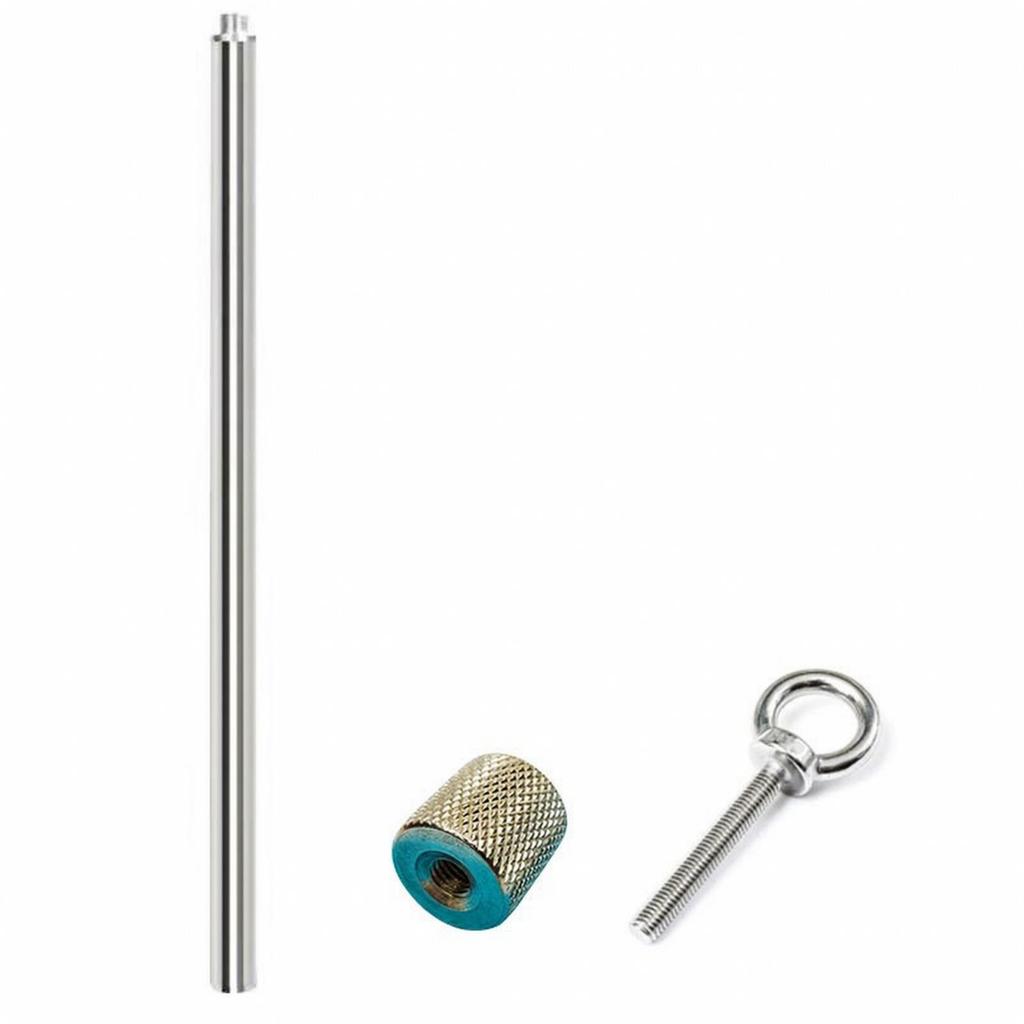 Threaded Rod with Connector | RustResistant Stainless Steel, Metal Fixing Screw, for