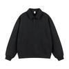 Men's Loose Casual All Stand Collar Hoodie American Retro Solid Color Lapel Long-sleeved Hoodie