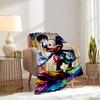1pc Flannel Mickey Mouse Cartoon Pattern Bed Throw Blanket Sofa Blanket Birthday Gift Home Decoration Bedroom Decoration