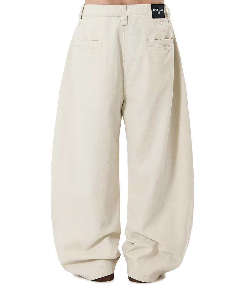 Opeunyadeu(Owai) Wide Volume Chino Pants - Beige