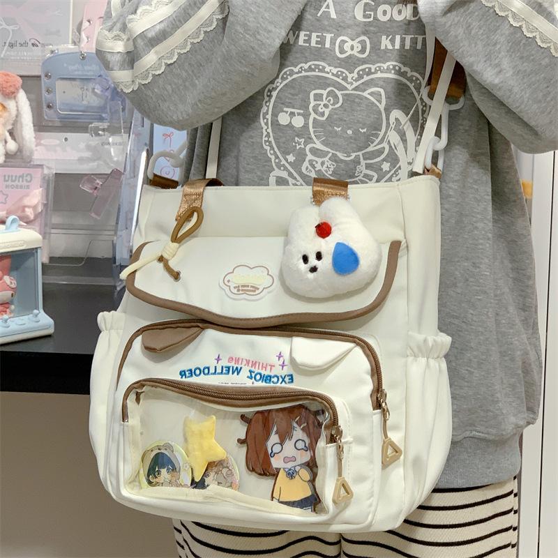 School Bag Contrasting Color School Bag Female High Value Sweet Beauty Child