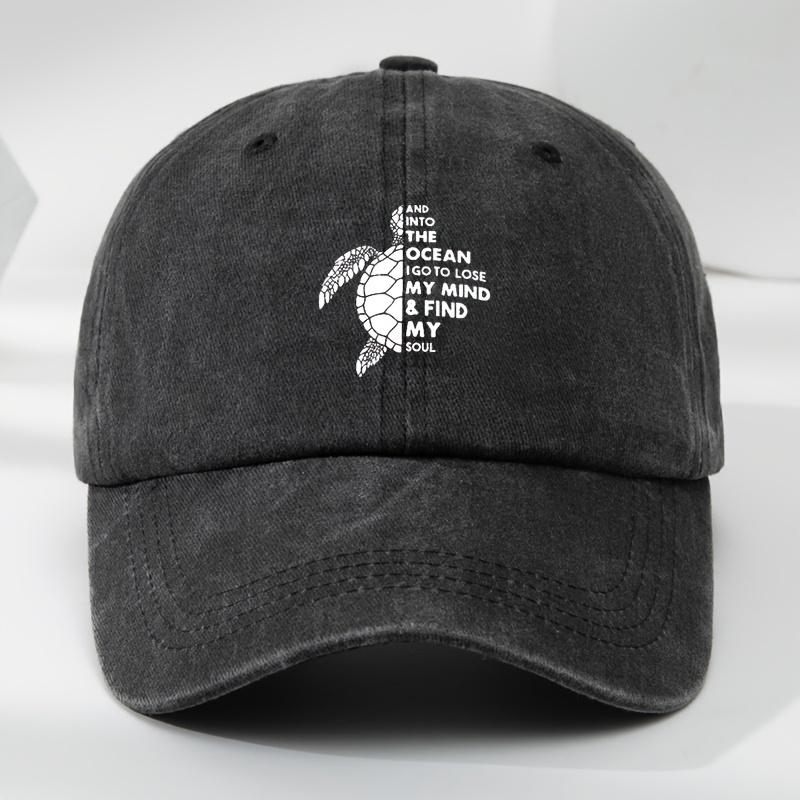 Low Profile Baseball Cap Cotton Adjustable Dad Hat Outdoor Casual Summer Cap чёрный