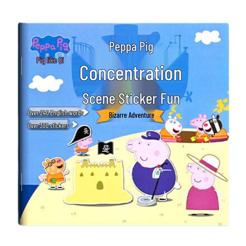 Peppa Pig Kids  Concentration Sticker Book