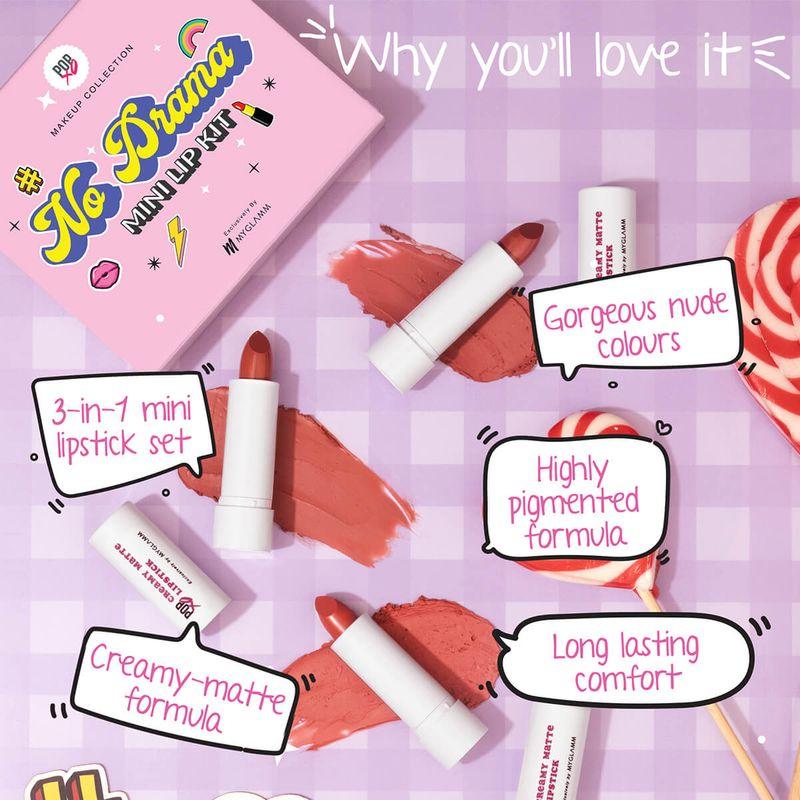 Popxo Makeup – No Drama – Mini-Lippenset