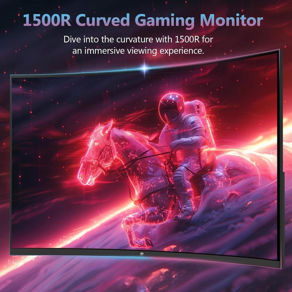 27 Inch Curved Gaming Monitor Z-EDGE UG27P - 1500R Curved Screen -FHD 1920x1080 Resolution - 280Hz - MPRT 1ms - HDMI 2.0 & DisplayPort 1.2