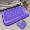 Small Fresh 3D Visual Diatom Mud Floor Mat Household Bathroom