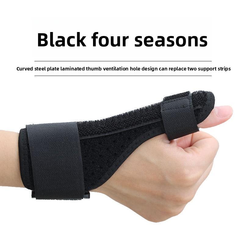 Adjustable Thumb Splint Support Brace Compression Finger Holder Protector Wrist Brace for Sprains Strains Arthritis Tendonitis