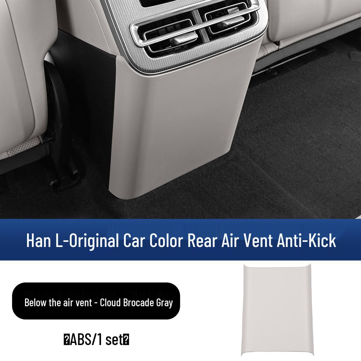Original Car Color Rear Air Vent Anti-Kick Trim for BYD Han L DMI/EV
