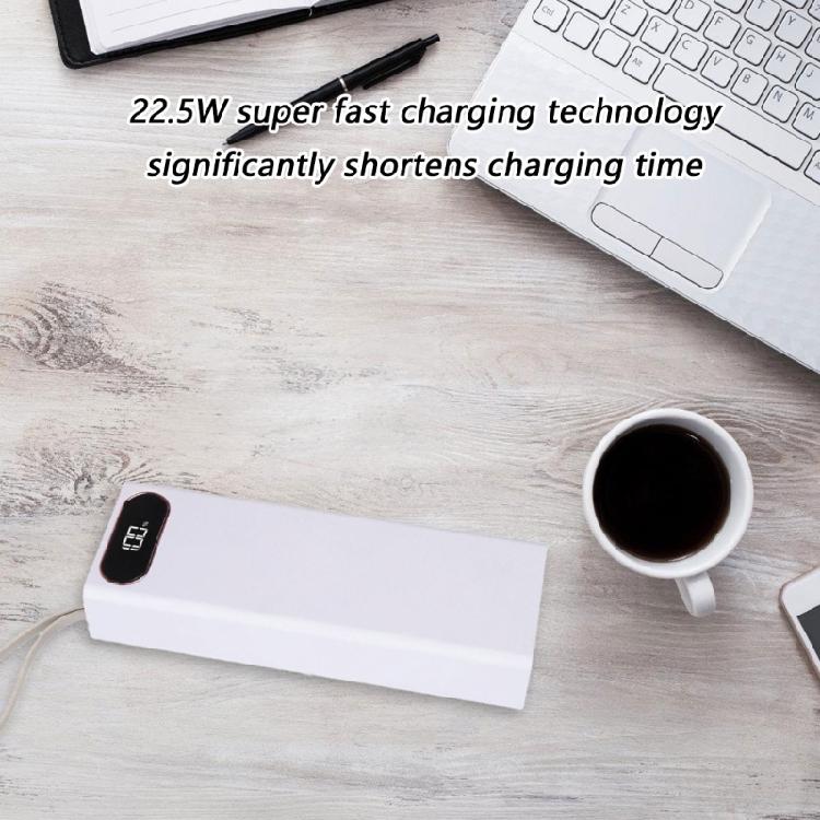 Quick Release 18650 Battery Storage Box 22.5W Fast Charging 20Slots Configuration WeldingFree Plastic Base Storage Case