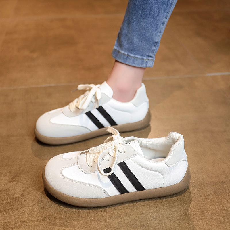 Retro soft-soled German training shoes for women's 2025 spring and autumn new ugly and cute versatile, lightweight and explosive casual sports little