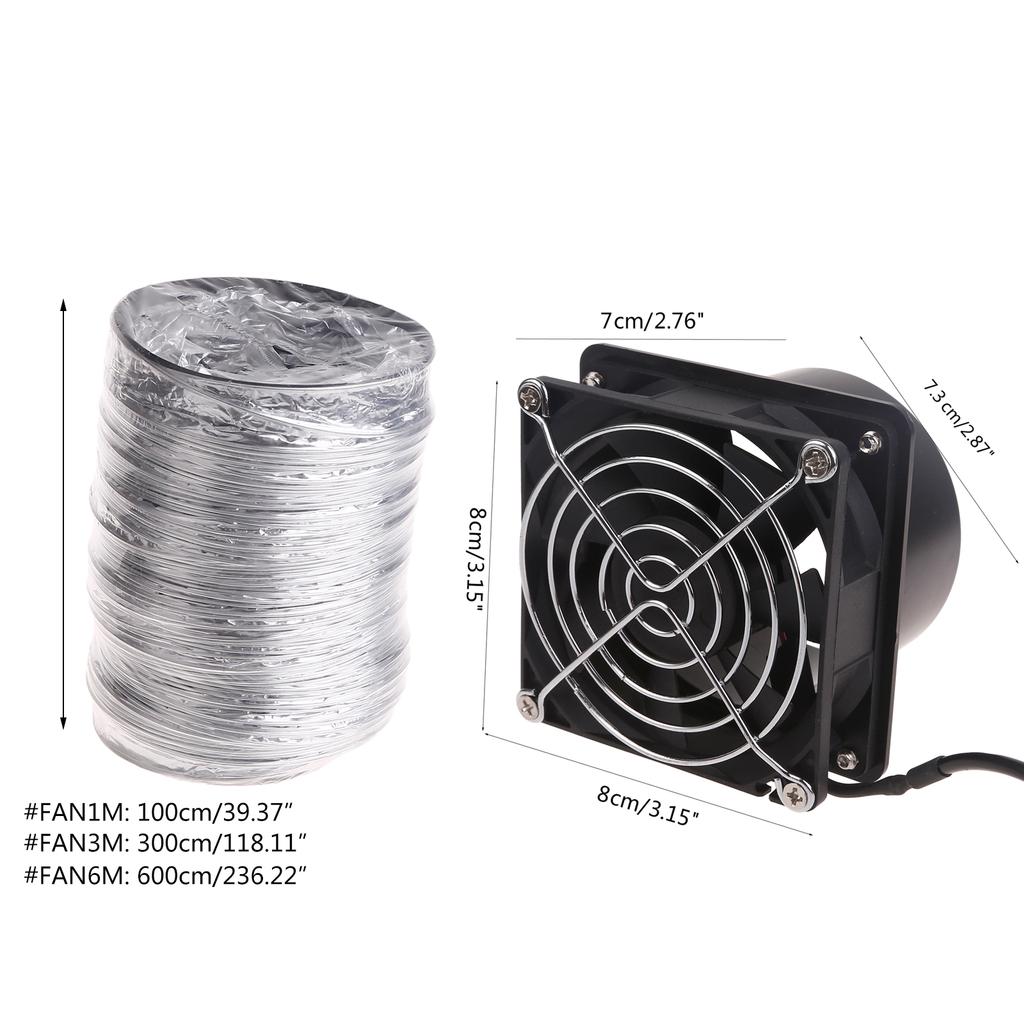 Absorbant de fum de lipit cu viteză reglabilă USB, ventilator extractor de fum, conductă, ventilator de evacuare cu tub, ventilator de ventilație