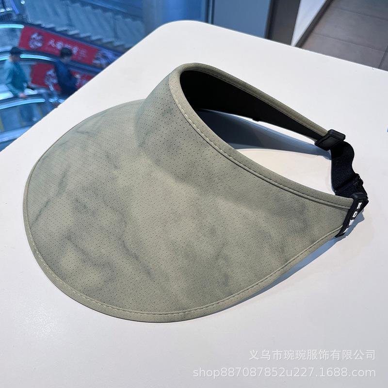 Vinyl Large Brim Sunshade Shade Sunscreen Hat Women's Fashion Can Roll UV Protection Outdoor Riding Summer Empty Top Hat