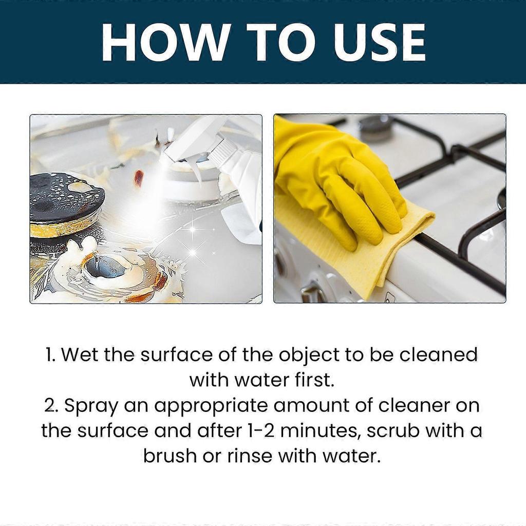 Kitchen Grime Cleaner, Kitchen Stove Hood To Remove Oil And Dirt To Remove Stains Multi-Purpose Cleaner