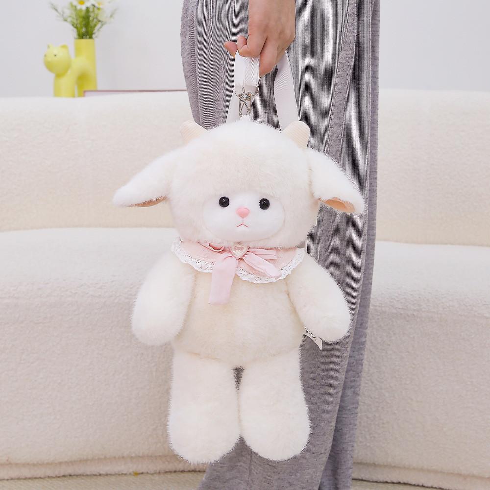 Sheep Plush Backpack Toy For Girls Kids Gift Souvenir