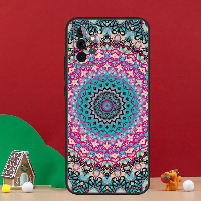Floral Flower Mandala Design Case For Samsung Galaxy A54 A06 A16 A26 A36 A56 A53 A32 A52 A33 A13 A55 A35 A15 A14 A34 A17