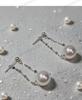 S925 Sterling Silver Pearl Tassel Earrings - Elegant, Versatile Dangle Earrings for Women