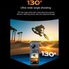 4K HD WiFi Mini Camera Color Screen Thumb Sports Camera 130 Degree Wide Angle Wearable Video Recorder for Cycling Horse Riding