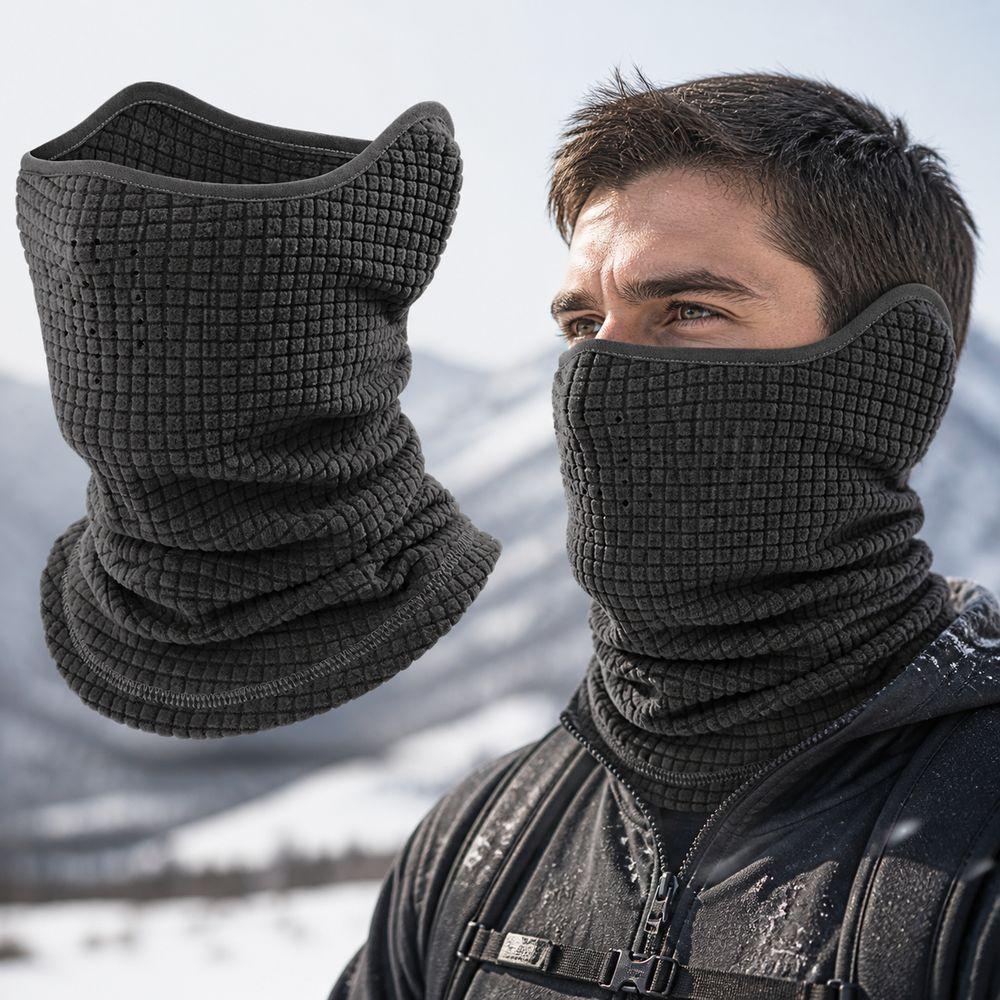 Polyester Thermal Neck Gaiter Windproof Winter Face Mask New Ear Cover Face Mask  Snowboarding Gear