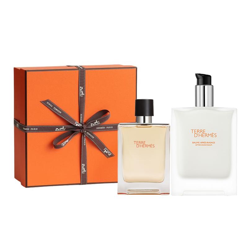 Hermes Earth Bath Men's Perfume Set Woody Eau de Toilette EDT + + 21964818-Two-piece set: Dadi Light Fragrance 50ml + Dadi Aftershave Cream 100ml