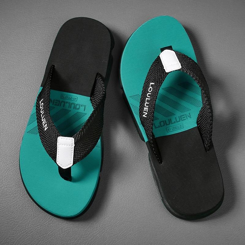 High Quality Men Flip Flops Summer Beach Flip Flops Men Fashi Breathable Casual Men Beach Slippers Summer Outdoor