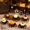 Children's Luminous Halloween Lantern: Pumpkin, Spider, and Skeleton Candle Decoration
