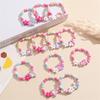 Flowers Fun Beads Cute Bracelet Cartoon Wooden Bracelets Best Friend Style Girls Star Moon Cloud Jewelry Accessories Trend
