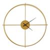 Nordic Black Gold Large Silent Wall Clock Living Room study Office Decoration Mute Metal Wall clock for Hotel Modern Decoration