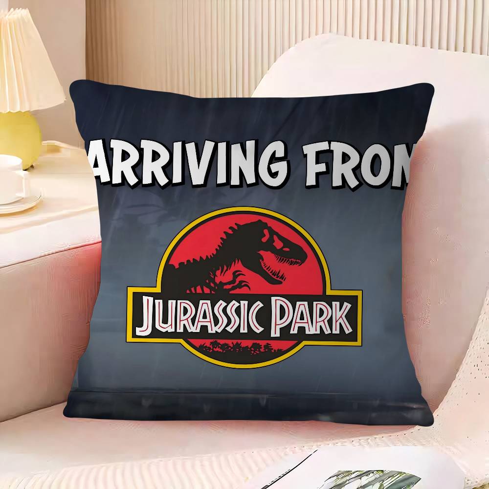 J-Jurassic P-Park Pillow Cushion Cover Pillowcase Living Room Sofa Home Decor Customized