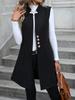 2025 Autumn/Winter Elegant Wool Sleeveless Vest Coat
