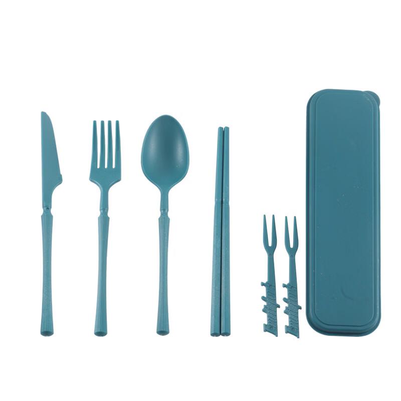 Ru Han 'Little Waist' Portable Wheat Straw Cutlery Set