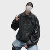 Men's Trendy Brown PU Leather Jacket for Autumn/Winter