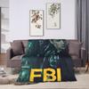 FBI Female Body Inspector  Blanket  Soft Warm Funny Plush Throw Blanket For Couch Bed Camping Flannel Bedspread Bed Cover