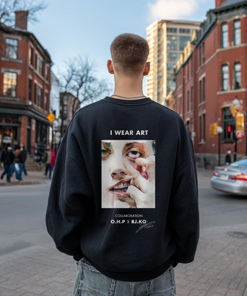 OHP Ohp X Bj.Ko Bblake Fleece-Lined Sweatshirt